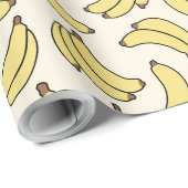 Banana Parade Butter Yellow Cadeaupapier (Rol Hoek)