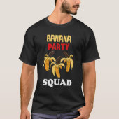 Banana Party Squad Choco Banana Vegan Food Summer  T-shirt (Voorkant)