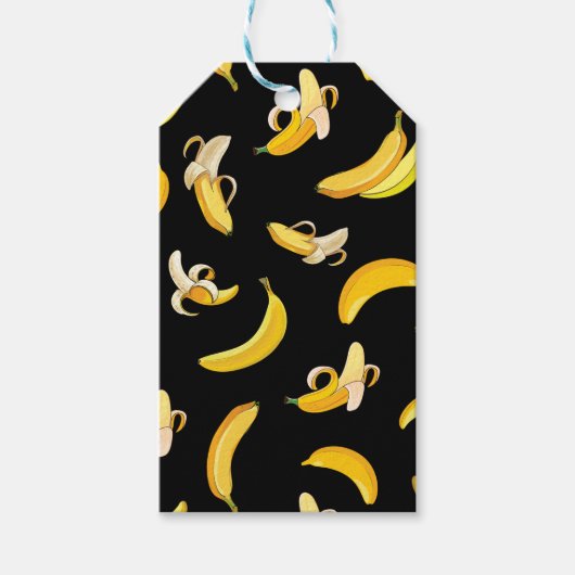 Banana Pattern 5 Cadeaulabel (Voorkant)