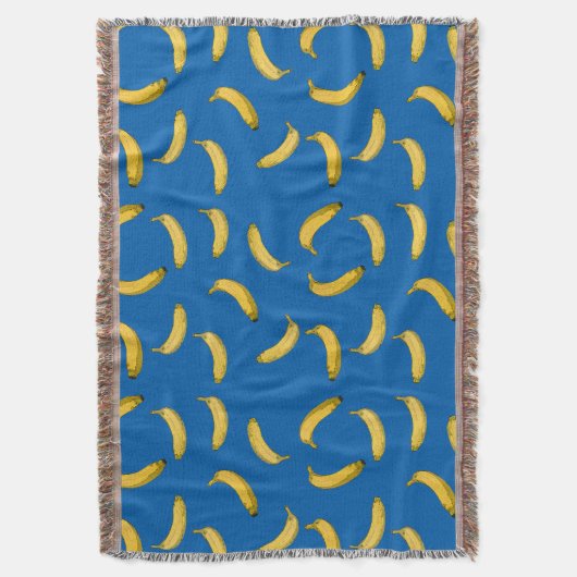 Banana Pattern Deken (Voorkant Verticaal)