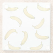 Banana Pattern Glazen Onderzetter (Achterkant)