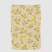 Banana Pattern Golfhanddoek (Voorkant)