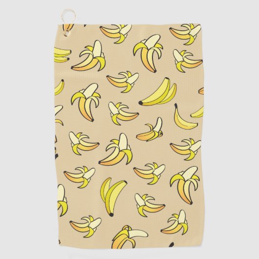 Banana Pattern Golfhanddoek (Voorkant)