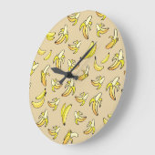 Banana Pattern Grote Klok (Hoek)