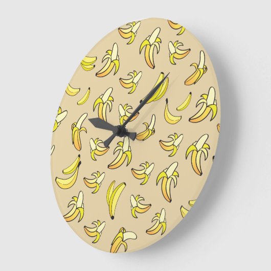 Banana Pattern Grote Klok (Hoek)