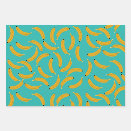 Banana Pattern Inpakpapier Vel (Voorkant)