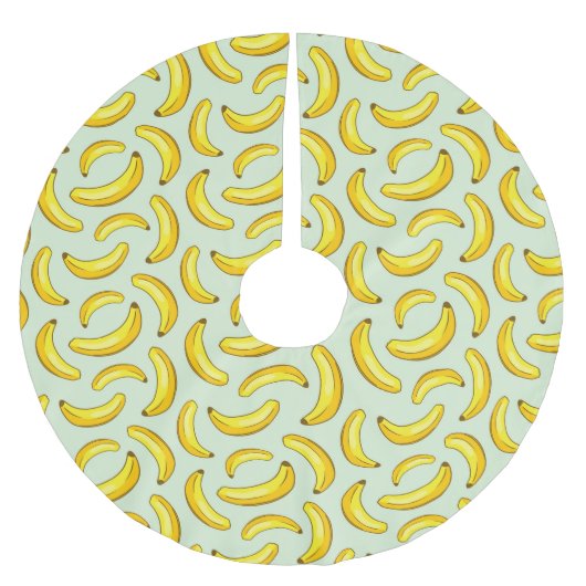 Banana Pattern Kerstboom Rok (Voorkant)