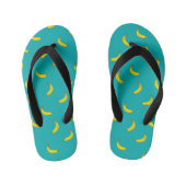 Banana Pattern Kinder Teenslippers (Voetbed)