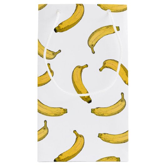 Banana Pattern Klein Cadeauzakje (Achterkant)