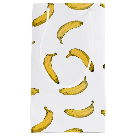 Banana Pattern Klein Cadeauzakje (Voorkant)