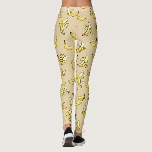 Banana Pattern Leggings (Achterkant)