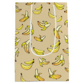 Banana Pattern Medium Cadeauzakje (Achterkant)