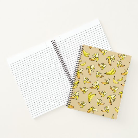 Banana Pattern Notitieboek (Binnen)