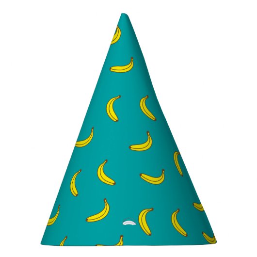 Banana Pattern Party Pet Feesthoedjes (Rechts)
