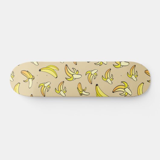 Banana Pattern Persoonlijk Skateboard (Horizontaal)