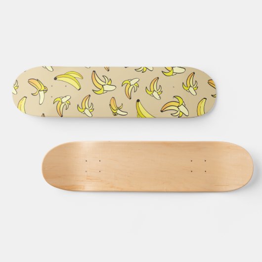 Banana Pattern Persoonlijk Skateboard (Horizontaal)