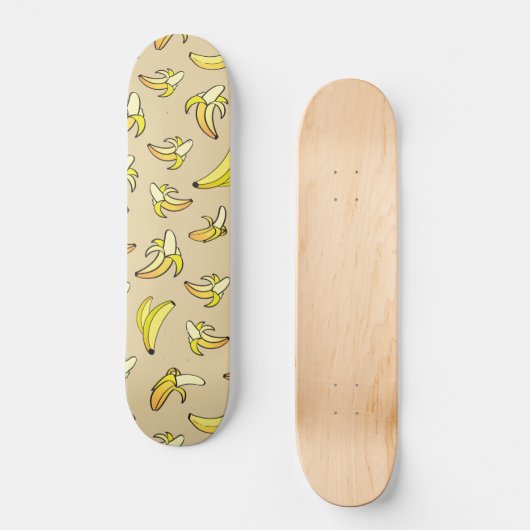 Banana Pattern Persoonlijk Skateboard (Voorkant)