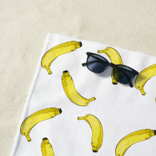 Banana Pattern Strandlaken (In situ)