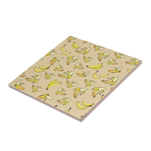Banana Pattern Tegeltje (Zijkant)