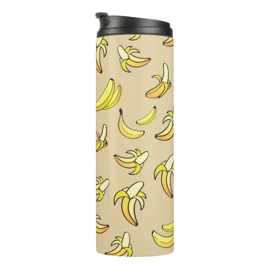 Banana Pattern Thermosbeker (Geroteerd rechts)