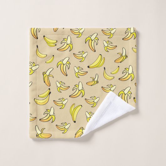 Banana Pattern Washandje (Wasdoekje)