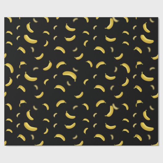Banana Pattern Wrap Cadeaupapier (Vlak)