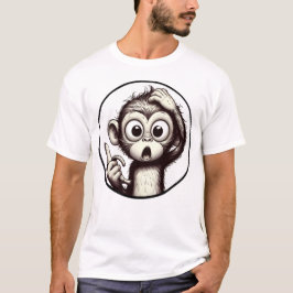 Banana Peel Crisis Monkey Tee T-shirt