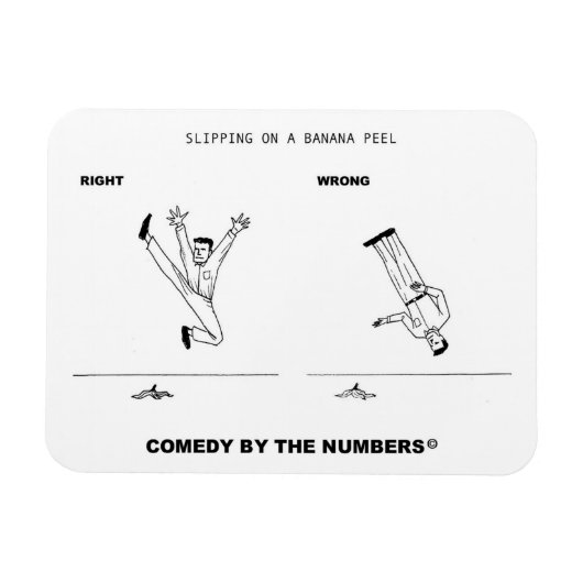 Banana Peel - MAGNET Magneet (Horizontaal)