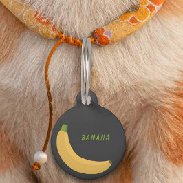 Banana Pet Tag Huisdierpenning