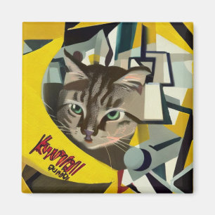 Banana Phone Cat Magneet