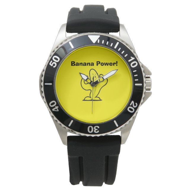 Banana Power horloge (Voorkant)
