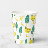 Banana Print Papieren Bekers (Achterkant)