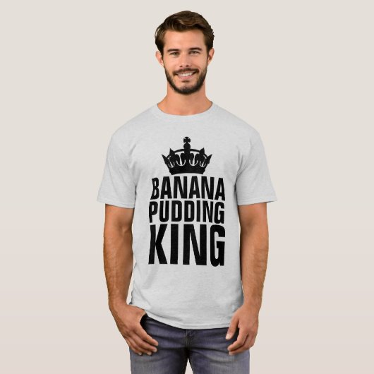 BANANA PUDDING KING T-SHIRTS (Voorkant volledig)