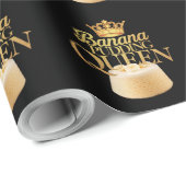 Banana Pudding Queen Ultimate ontwerp voor het des Cadeaupapier (Rol Hoek)