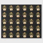 Banana Pudding Queen Ultimate ontwerp voor het des Cadeaupapier (Vlak)