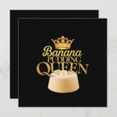 Banana Pudding Queen Ultimate ontwerp voor het des Kaart (Voorkant / Achterkant)