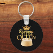 Banana Pudding Queen Ultimate ontwerp voor het des Sleutelhanger (Achterkant)