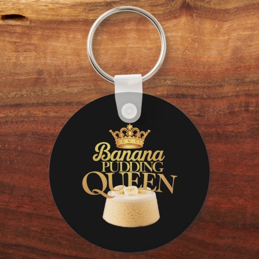 Banana Pudding Queen Ultimate ontwerp voor het des Sleutelhanger (Achterkant)