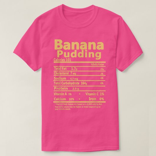 Banana Pudding Thanksgiving Outfits Family Nutriti T-shirt (Design voorkant)