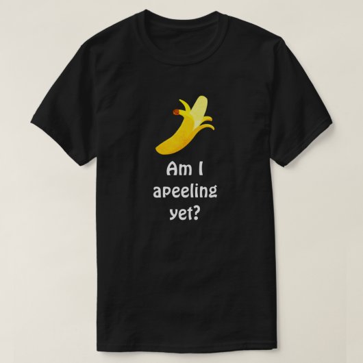Banana Pun Humor - Apeeling ik toch? T-shirt (Design voorkant)
