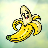 Banana Raamsticker (Vel 3)