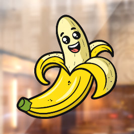 Banana Raamsticker