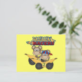 Banana Racers Tshirts en Gifts Briefkaart (Staand voorkant)
