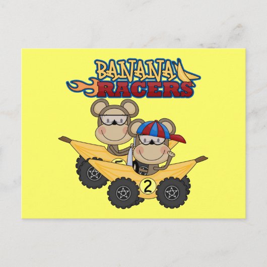 Banana Racers Tshirts en Gifts Briefkaart (Voorkant)
