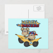 Banana Racers Tshirts en Gifts Briefkaart (Voorkant / Achterkant)