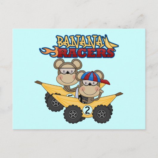 Banana Racers Tshirts en Gifts Briefkaart (Voorkant)