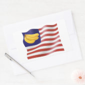 Banana Rechthoekige Sticker (Envelop)