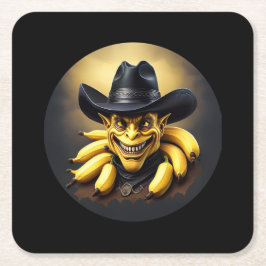 Banana Republic Troll Cowboy Kartonnen Onderzetters