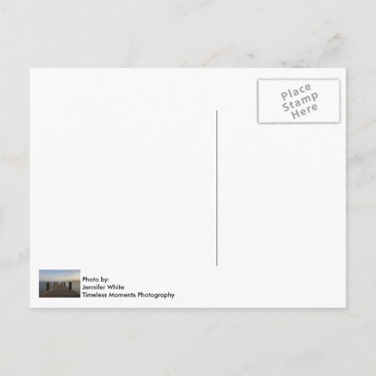 Banana River Dock Briefkaart (Achterkant)