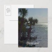 Banana River Palmbomen Schilderachtig Briefkaart (Voorkant / Achterkant)